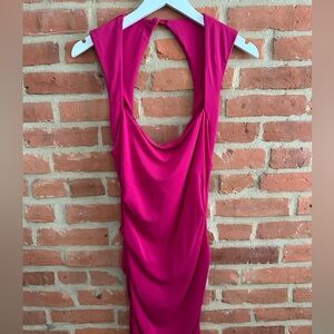 Nicole Miller Pink Maxi Dress. Size 6.